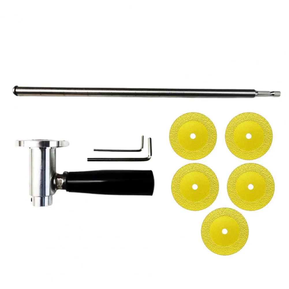 Stainless Steel PVC Pipe Cutter Tool with 5 Blades - Adjustable Depth, Ergonomic Handle for Smooth Inside Plumbing Cutting