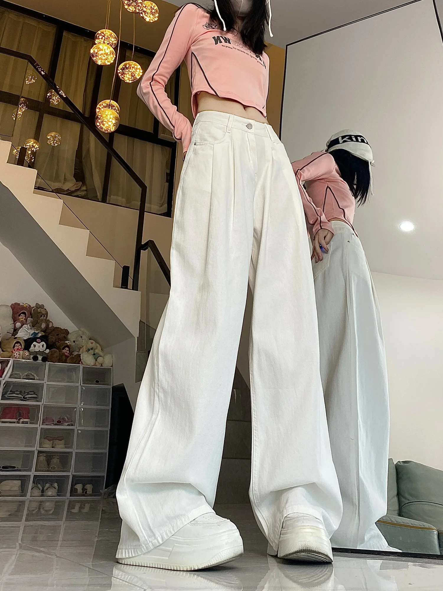 여성용 청바지 2025 스트리트웨어 파티 클럽 야간 행사 데이트 특별 행사 패셔너블 독특한 눈길을 끄는