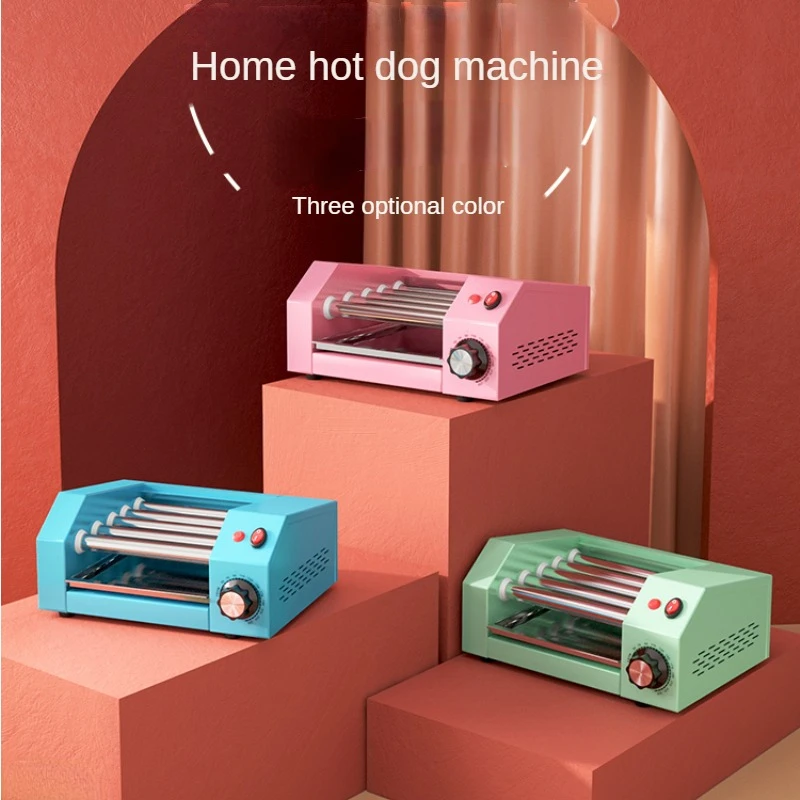 Automatic Hot Dog Machine Home Kitchen Small Sausage Roaster  хот дог мейкер Machine à Hotdog Maquina De Perritos Calientes