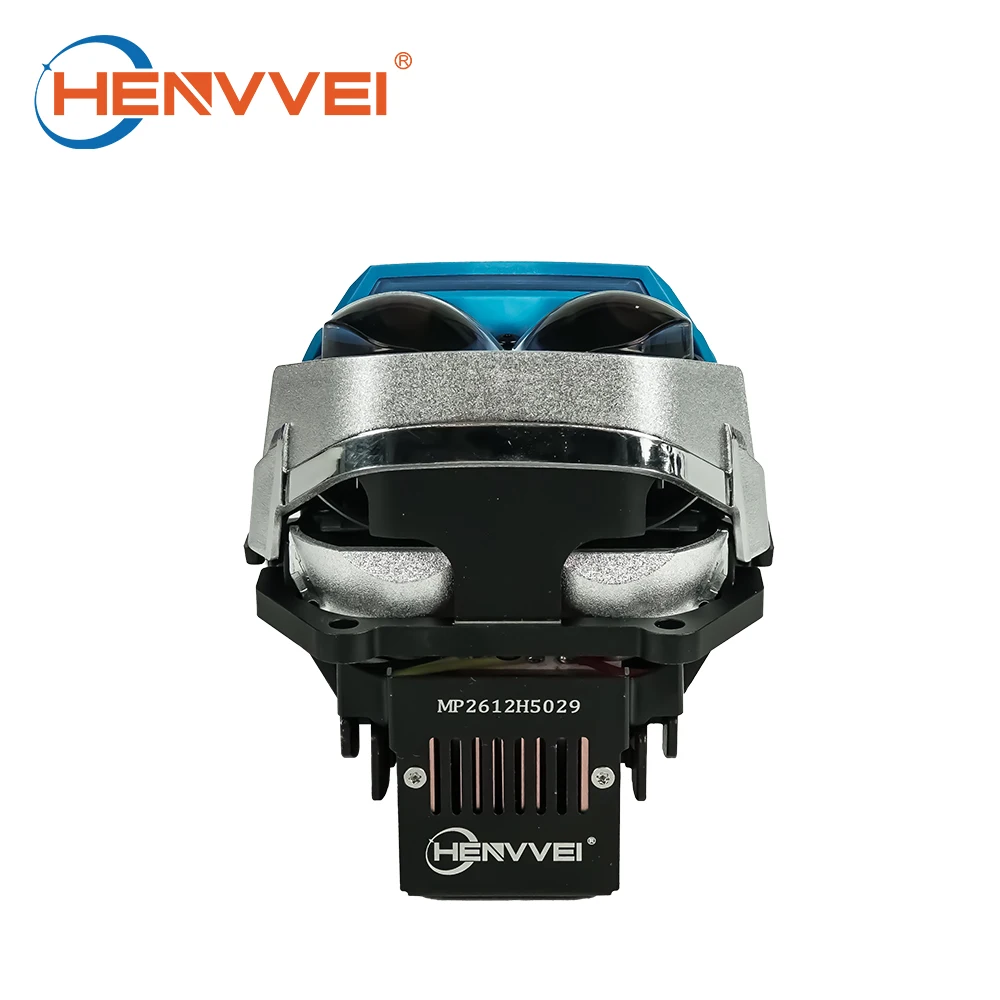 The Most Tech-savvy BiLED Projector, the Brand-new HENVVEI Five-eye LED Lens in 2026, 260W LED Lens for Headlight Upgrade.