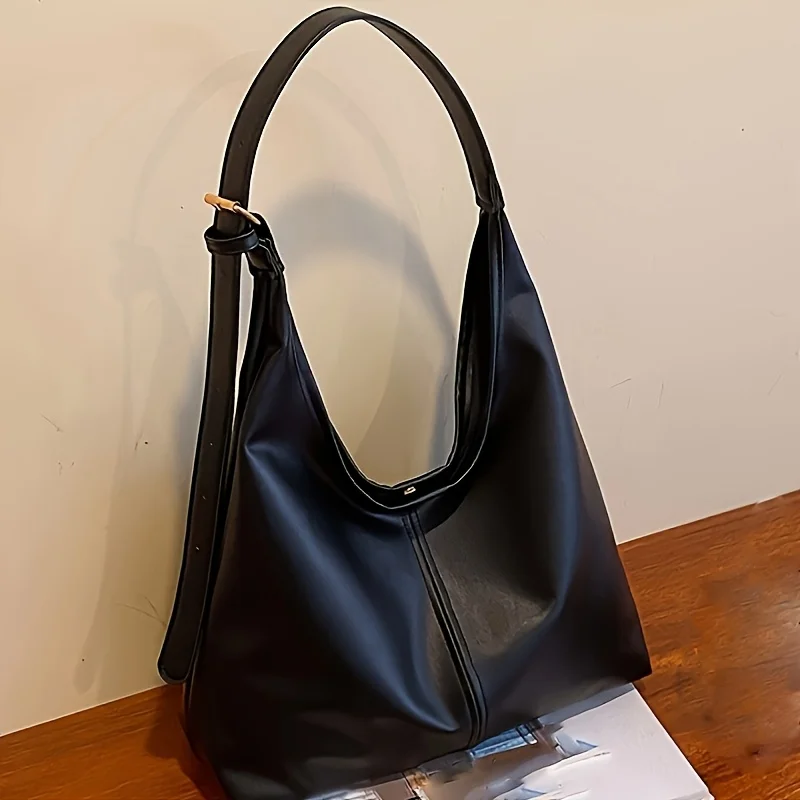 Retro-Damen-Einkaufstasche, Vintage-Unterarm-Handtasche mit Schultergurt-Design für Dating, Partys, Shopping, Reisen, mehrere Farben – Detail 6
