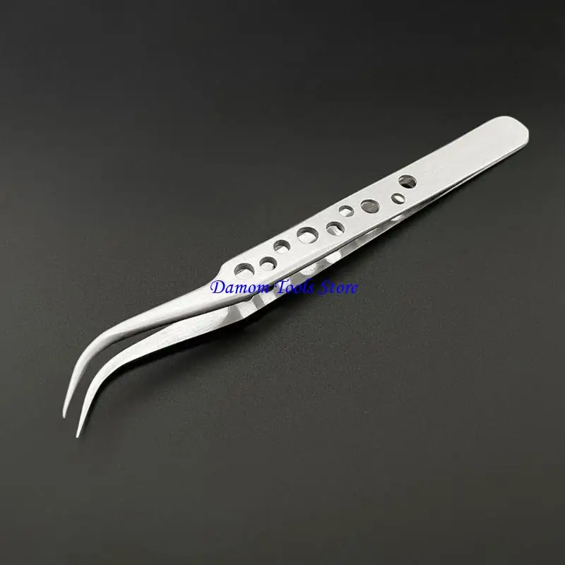 57BE Straight Tip Stainless Steel Forceps Repair Hand Tool