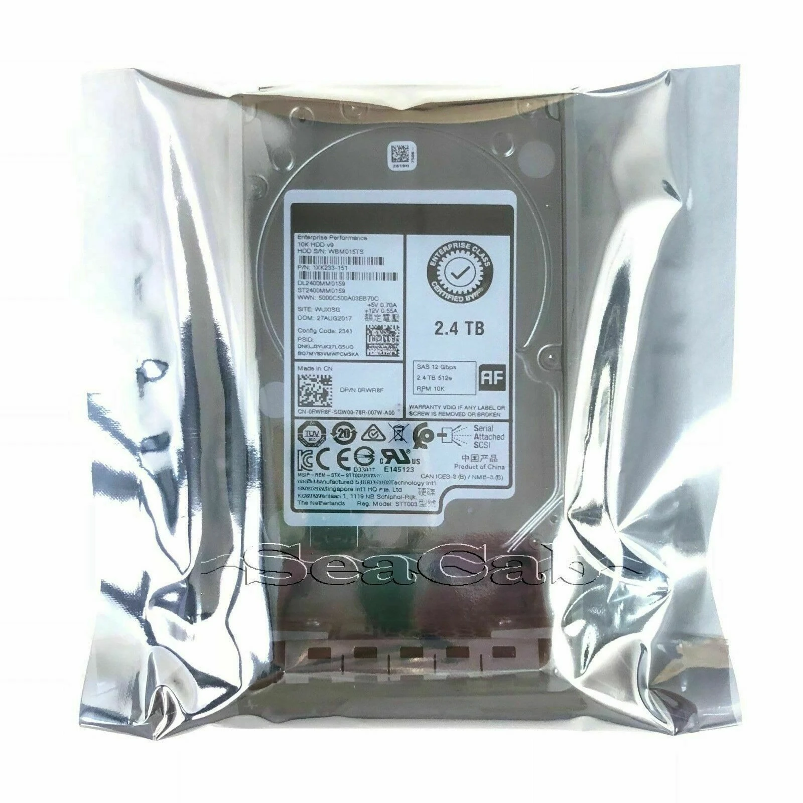New RWR8F 2.4TB 10K RPM SAS 2.5