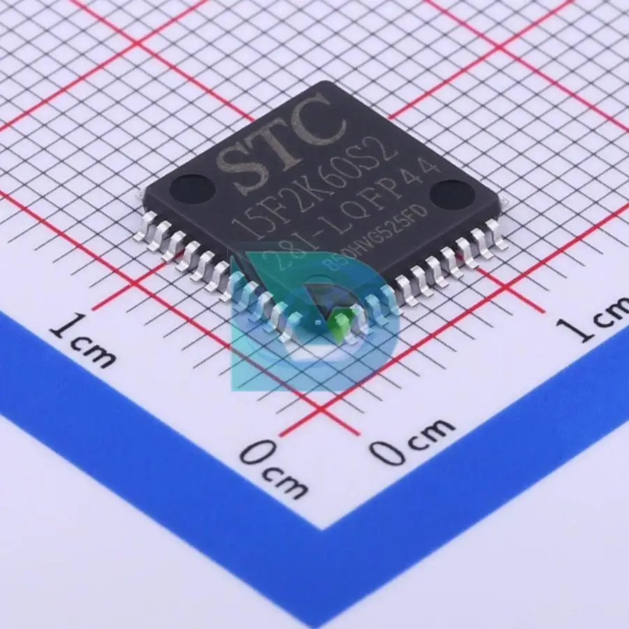 

STC15F2K60S2-28I-LQFP44 60KB 2KB FLASH 42 3.8V~5.5V 51Series LQFP-44(10x10) Microcontrollers (MCU/MPU/SOC) chips New original