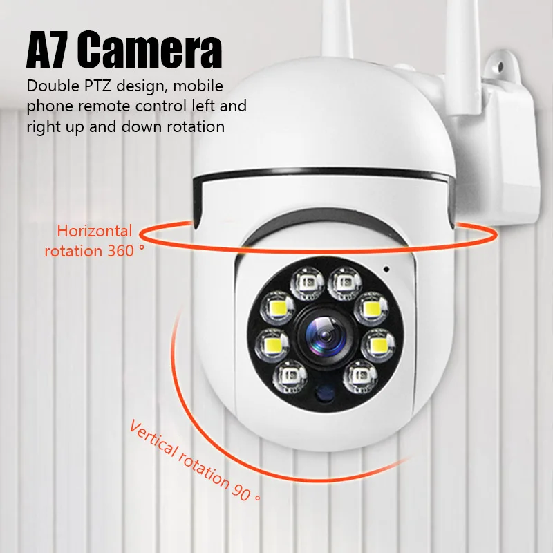 JOOAN 3MP WiFi Camera Home PTZ IP Camera Color Night Audio Wireless Surveillance Camera Auto Tracking Security CCTV Camera image 4
