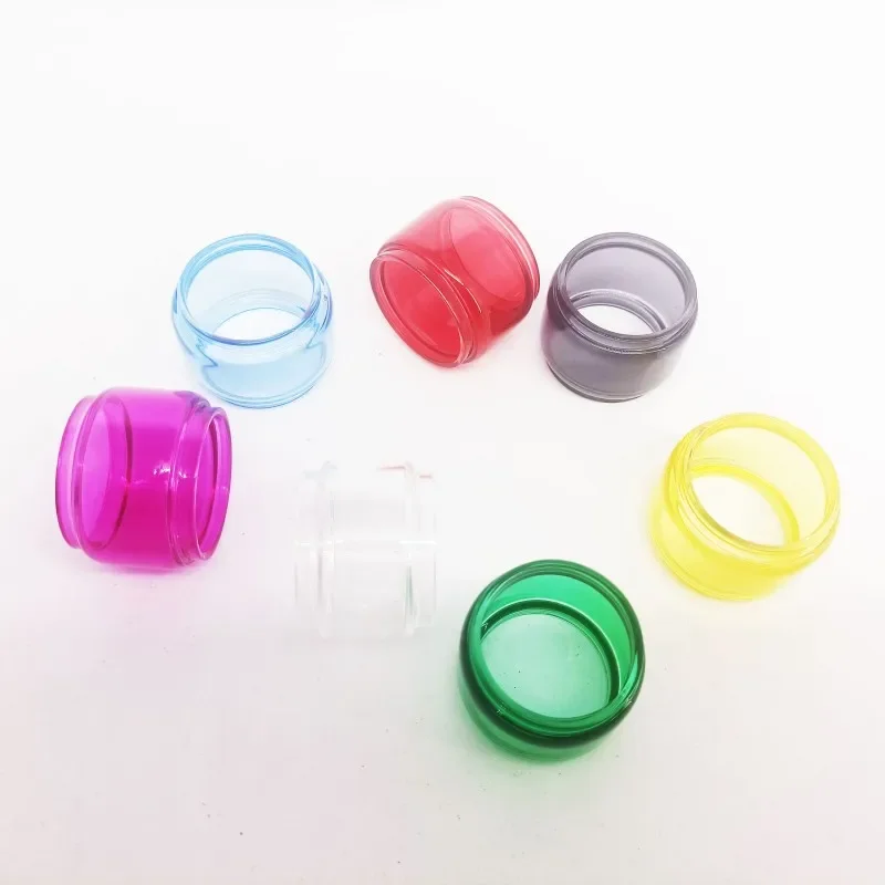 10 pezzi di ricambio per tubo di vetro per accessori per macchine Eleaf ELLO S / iStick Tria, colori casuali, serbatoio di vetro Fatboy