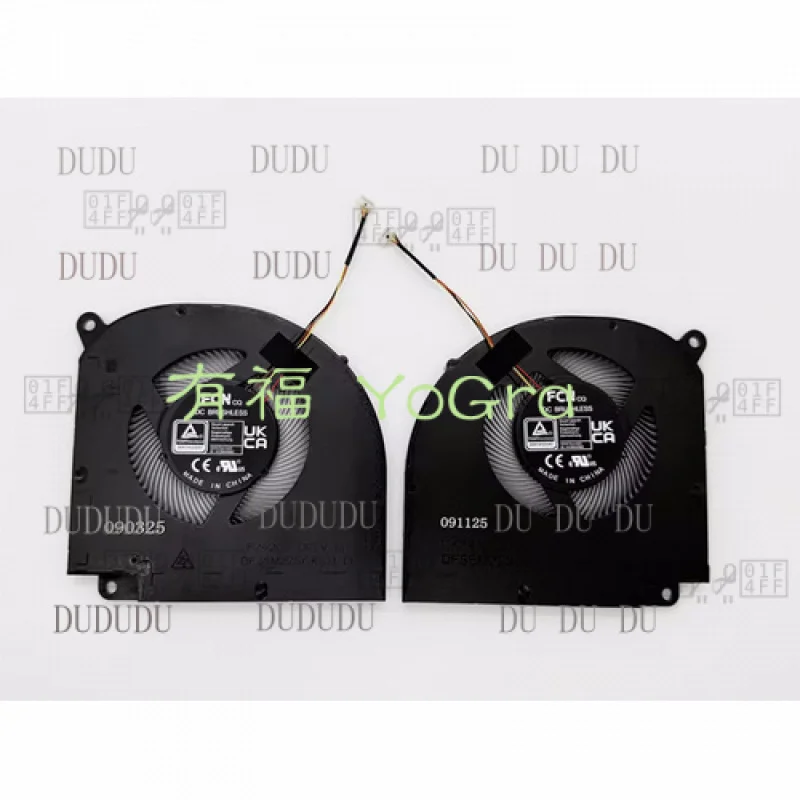 

DDD Original for Gigabyte Gaming A16 GA6H RTX5070 CPU+GPU COOLING FAN R+L