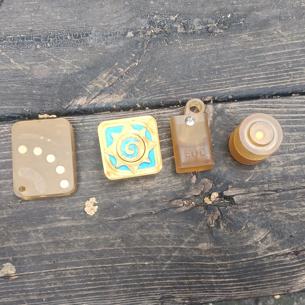 

EDC Fidget Sliders Fidget Toys PEI Relief For Adults Metal Push Pull Rotation ADHD Casual Fidget Toy Haptic Coin