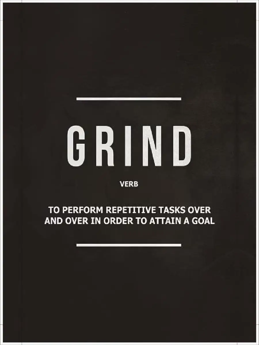 Motivational Hustle & Grind Canvas Art Poster - Execution Grit Talent Print for Office and Home Wall Decor