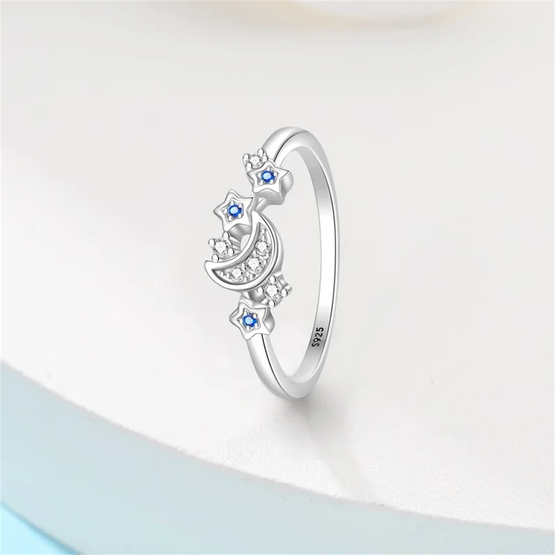 Authentic 925 Sterling Silver Rings For Women Romantic Pink Heart Shaped Zircon Snowflake Rings Fine Engagement Wedding Jewelry