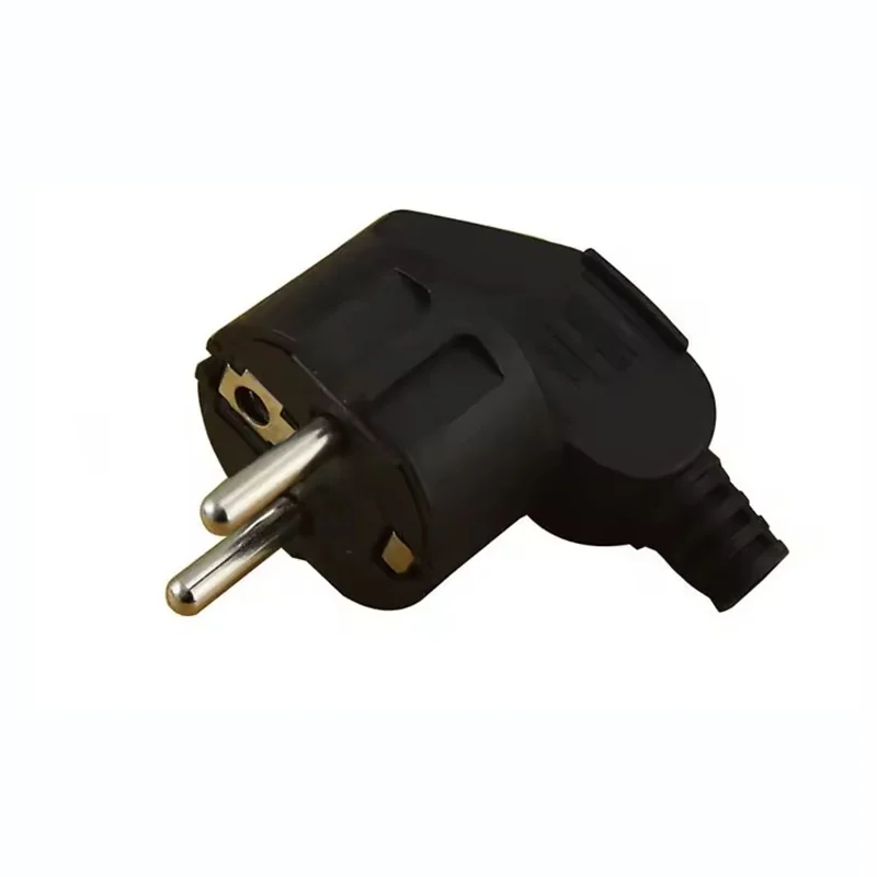 4.8mm EU Plug Adapter Male Replacement Outlets Rewireable Electeic Socket Euro Plug Adapter Connector For Power Extension Cable