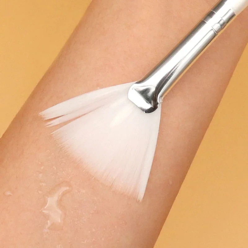 10/20/50 Uds. Brochas de maquillaje para base con forma de abanico, brocha multifuncional para máscara Facial, aceite esencial, herramientas de maquillaje de belleza para mujeres