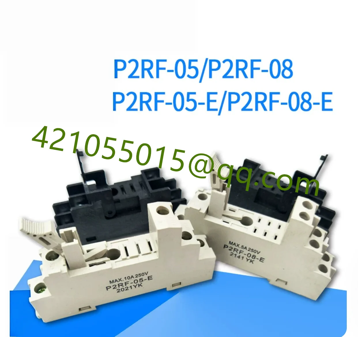 5 pieces, integrated relay base  ：   P2RF-05   P2RF-08  P2RF-05-E   P2RF-08-E