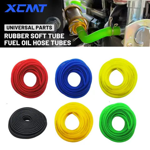 Motorfiets 1 Meter 3M 5M Universele Benzine Pijp Kleur Olie Pijp Hittebestendig Slang Benzine Carburateur Rubber pijp