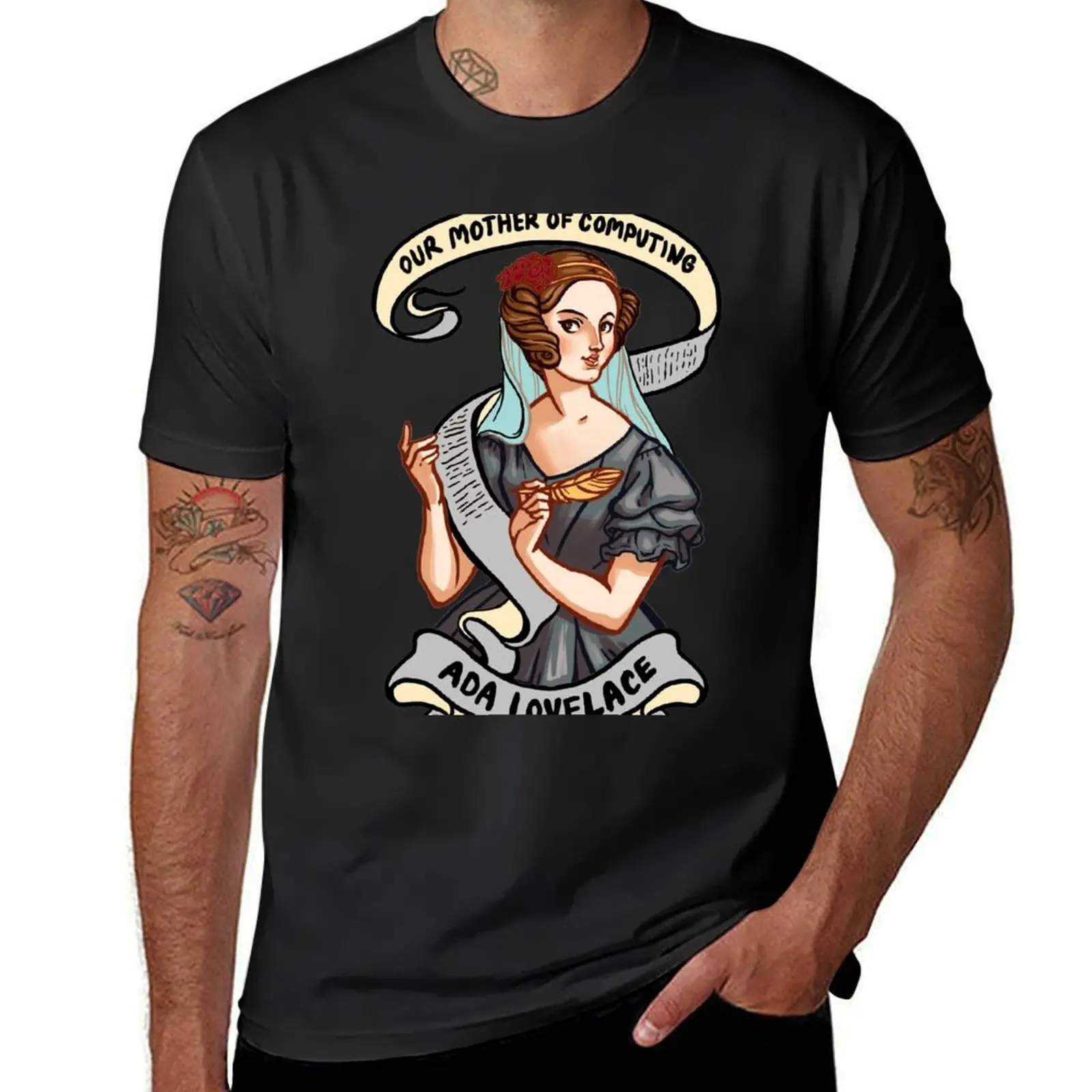 Ada Lovelace T-Shirt sweat anime clothes plus sizes Men's clothing