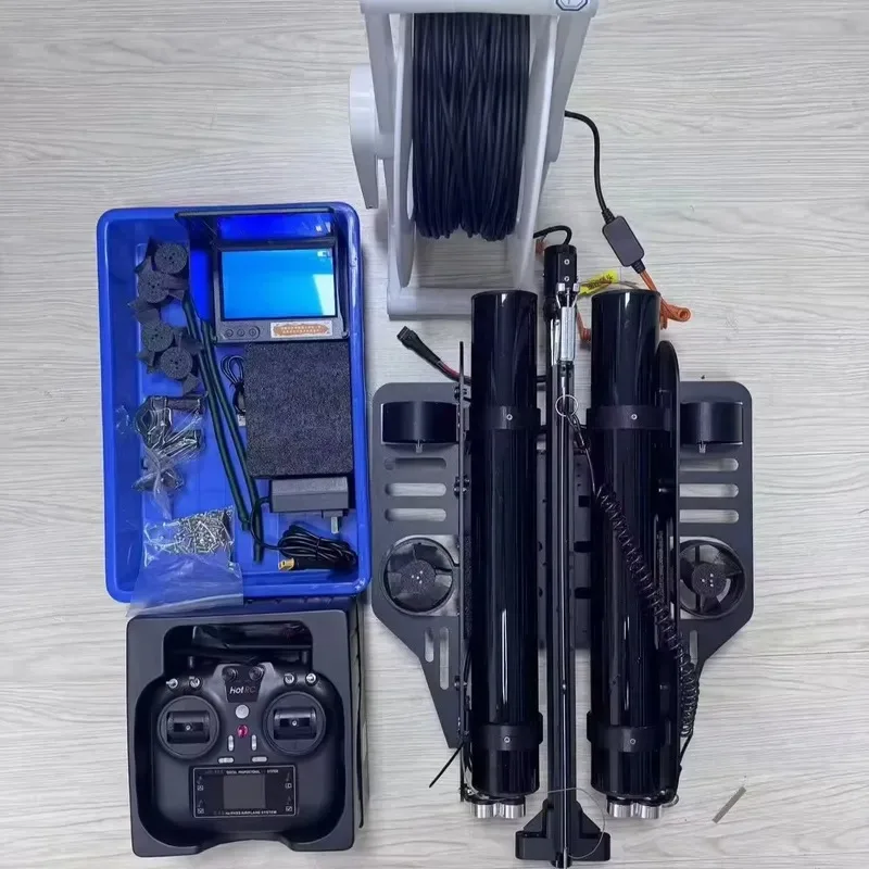 Hot Sale HD 360°Rotatable Night Vision Underwater ROV Camera IP68 Waterproof Spearfishing Underwater
