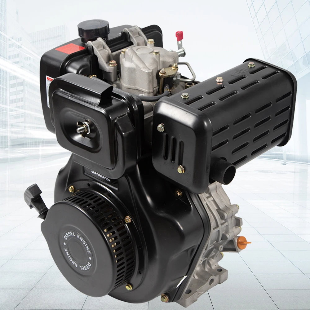 محرك ديزل رباعي الأشواط 418cc 3600 دورة في الدقيقة 6.3kw محرك ديزل يستخدم على نطاق واسع في عملية الأراضي الزراعية وري الحدائق