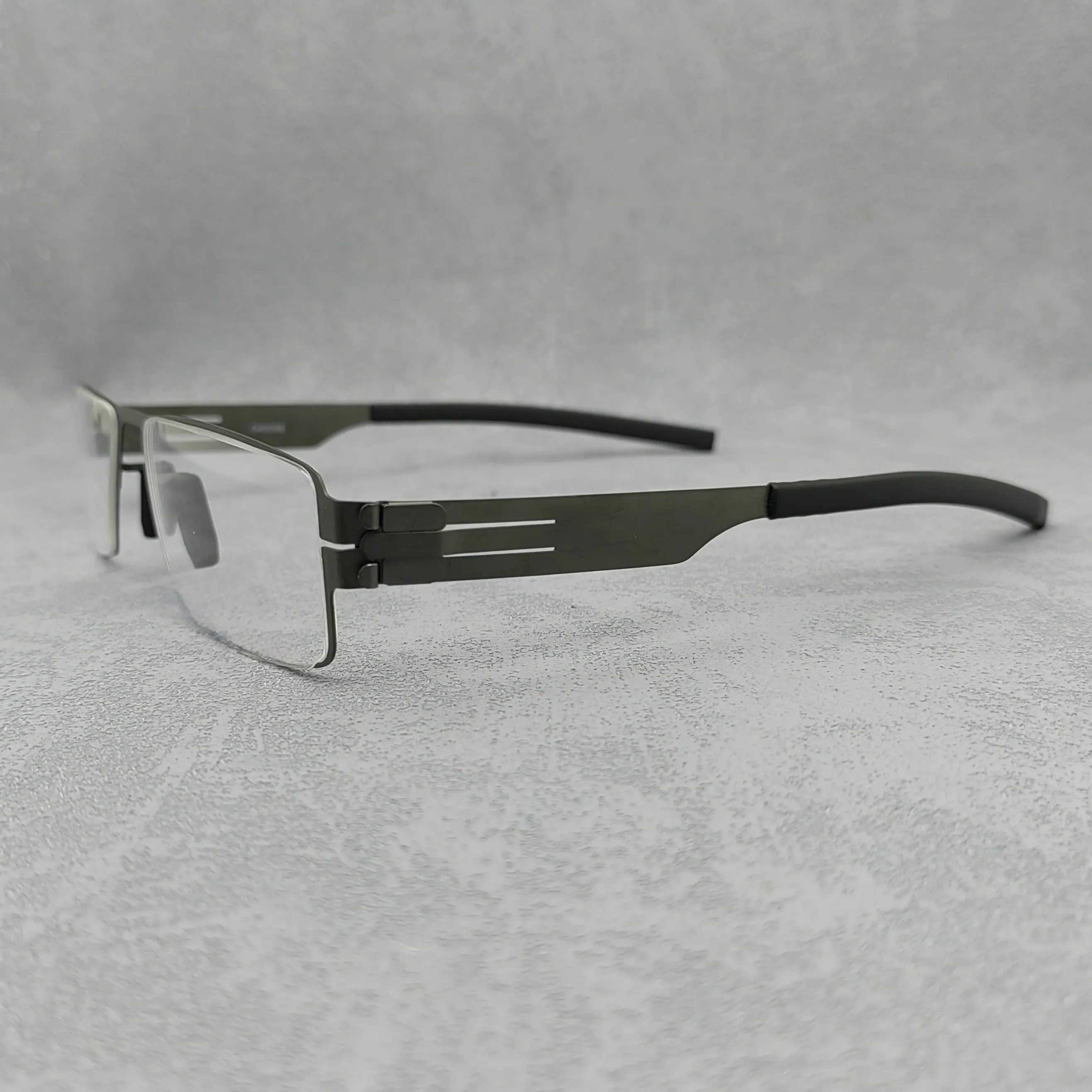 Ultralight Business Rectangle Men's Eyewear Screwless Blue Light Blocking Eyeglasses Women German Brand Design Glasses Frame