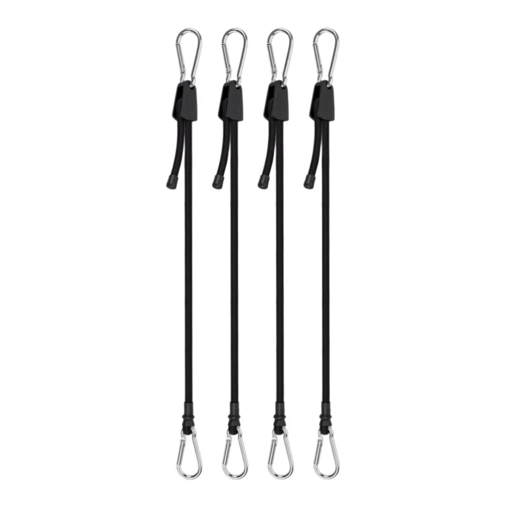 Adjustable Tennis Net Extension Strap 100cm Bungee Cord with Snap Hook for Volleyball Badminton Net Tightening Needs
