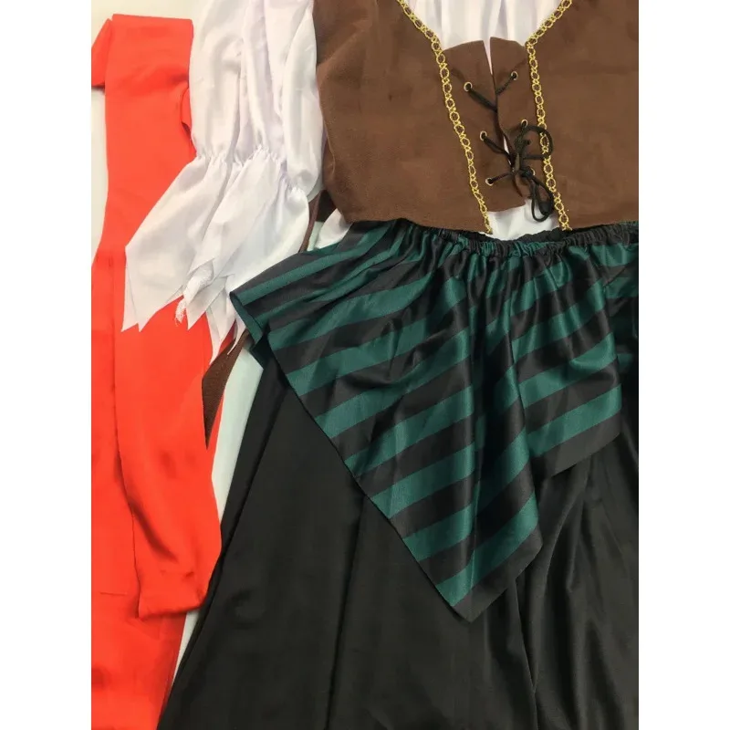 Kodiak กัปตันโจรสลัดแคริบเบียน Jack Sparrow Pirate fantasia ชุดแฟนซีผู้ใหญ่ Carnival ฮาโลวีน Cosplay Co 2025 ใหม่