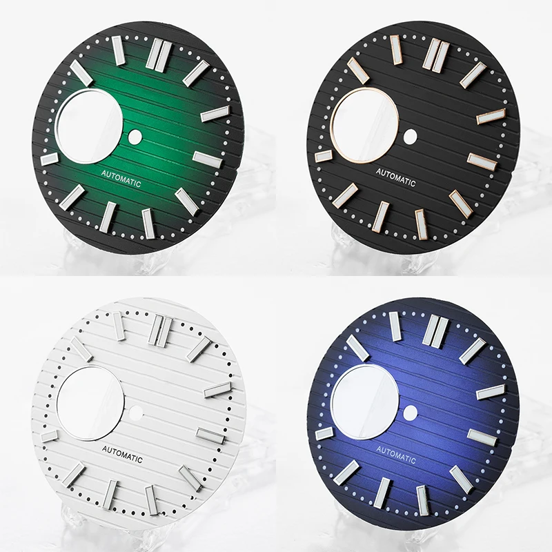 NH38 قرص S قرص 30.5 مللي متر قطر جوفاء نوتيلوس أشعة الشمس يصلح لملحقات تعديل ساعة الحركة NH38