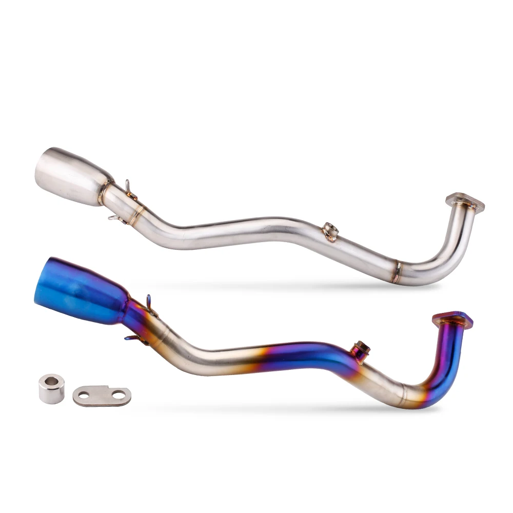 

STLF Motorcycle Exhaust System Stainless Exhaust Pipe 51MM Muffler Slip-on Header Pipe for NMAX 155 NMAX125 2020