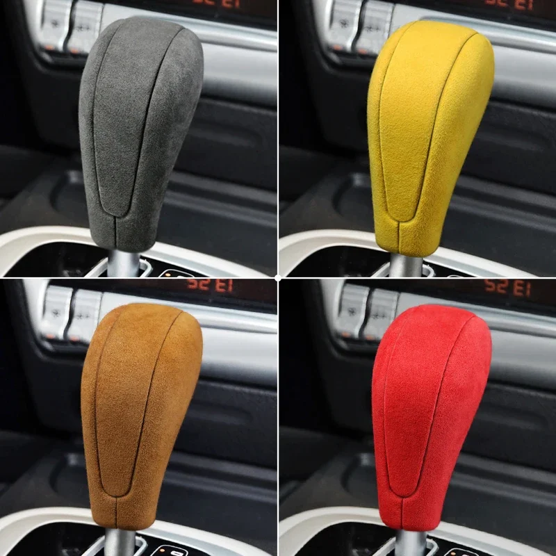 For Porsche Cayenne 2004-2009 Interior Trim Wrap ABS Gear Shift Knob Dekorasi Cover Stiker Aksesori Mobil