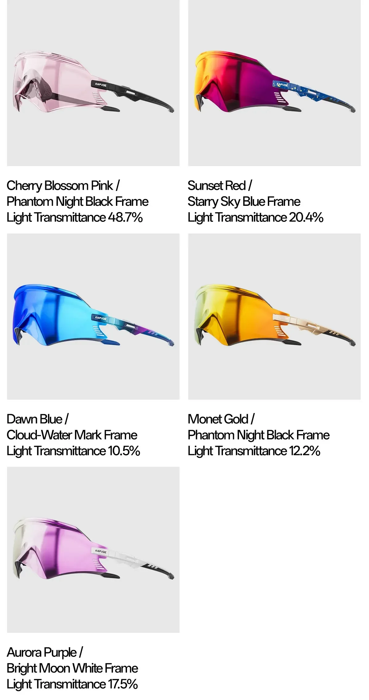 KAPVOE Eagle Beak Integrierte Fahrradbrille Rennbrille Fahrradsonnenbrille MTB Rennrad Outdoor-Sport Fahrradbrille für Männer und Frauen – Detail 21