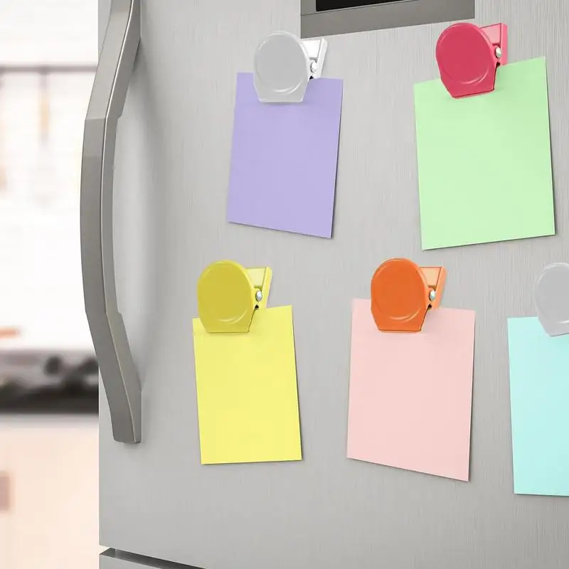 Magnetic Clips For Whiteboard Magnetic Fridge Memos Clamp Colorful Organizing Tool For Home Work Area Kitchen And School