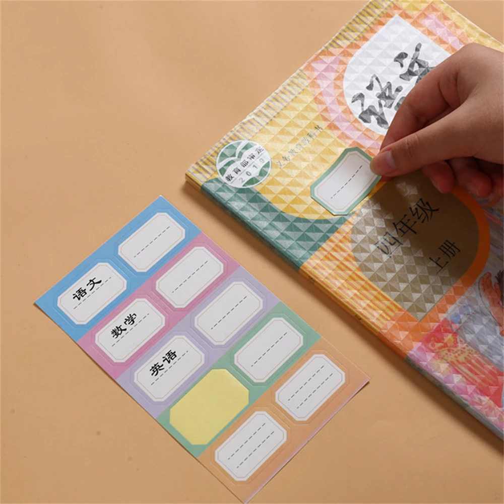 Self-Adhesive Book Protective Covers 10PCS S/M/L Waterproof Book Wrapper Transparent For School Student Textbook Skin Sleeve