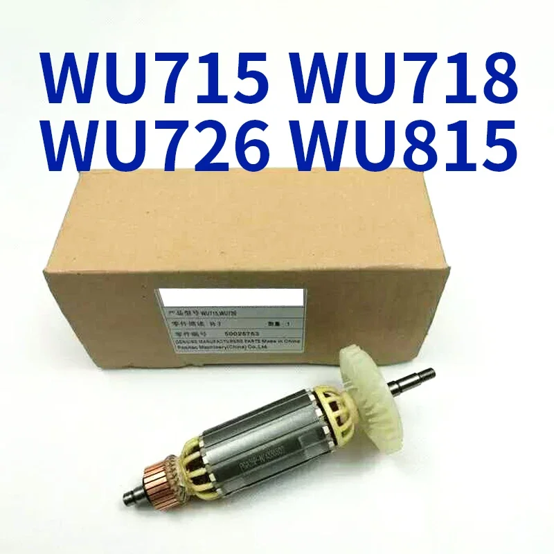 

AC220-240V Armature for WORX WU715 WU718 WU726 WU815 Angle Grinder Armature Rotor Anchor Replacement Parts