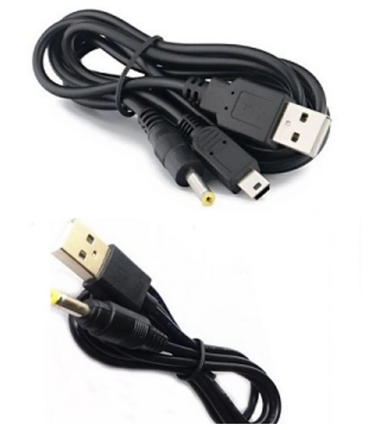 

40 Pcs 2 IN 1 USB Data Charge Cable For PSP1000 PSP2000 PSP3000 Charger Cable Data Transfer Charging Cord for PSP 1000 2000 3000