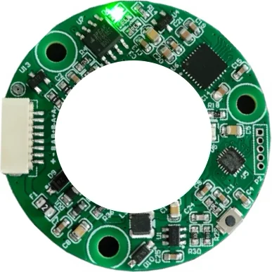 Hollow Absolute Value Single Turn Multi Turn Encoder 16 Bit RS485 Interface ModbusRTU with AB Pulse Output