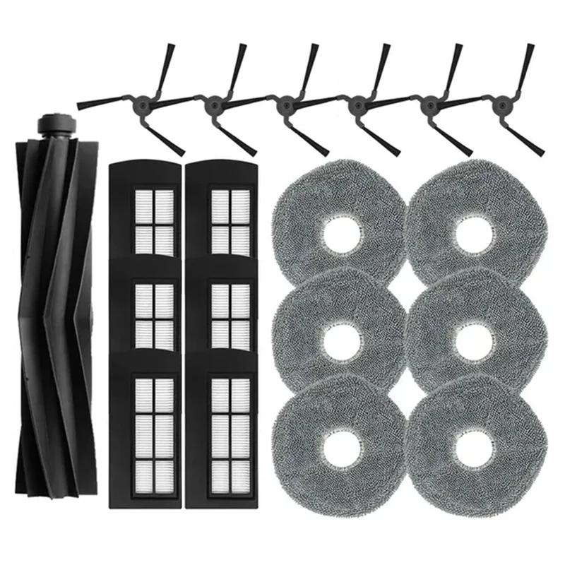 

Y51A-For Eufy X9 Pro Roller Side Brush Hepa Filter Mop Cloth Robot Vacuum Cleaner Replacement Parts