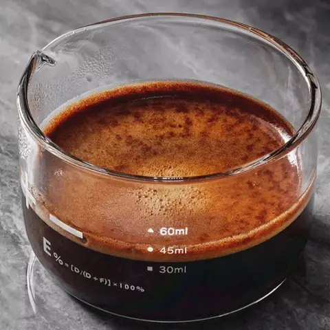 Star Rain Shot Cup Espresso Glass Ounce Cup with Graduated 100ml Measuring Cup Kitchen Gadgets