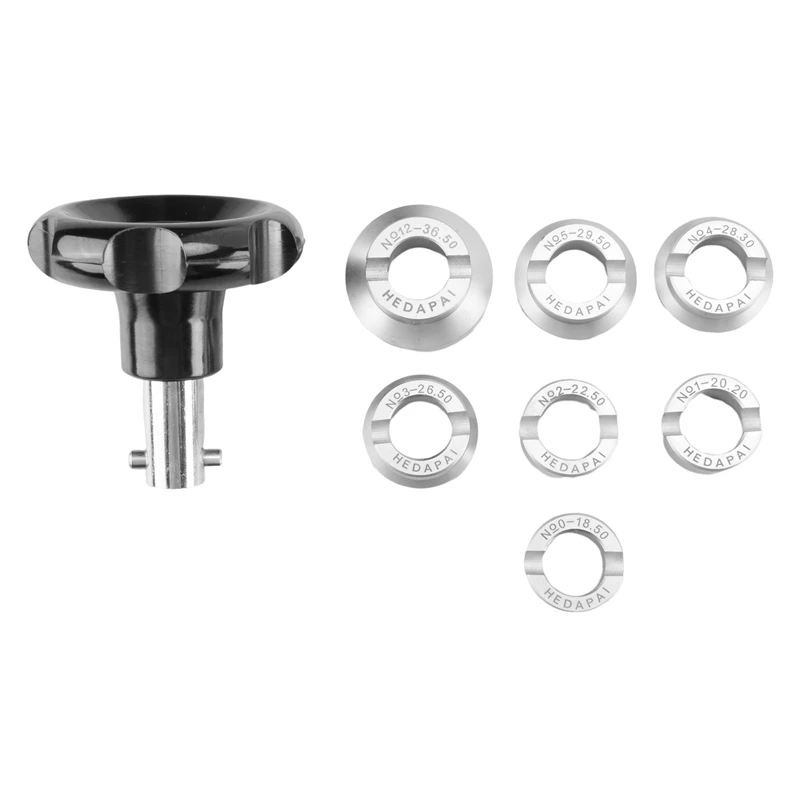 Key Closing Waterproof Tool Watch Back Case Opener 7 Size Types Professional Watch Repair Tools