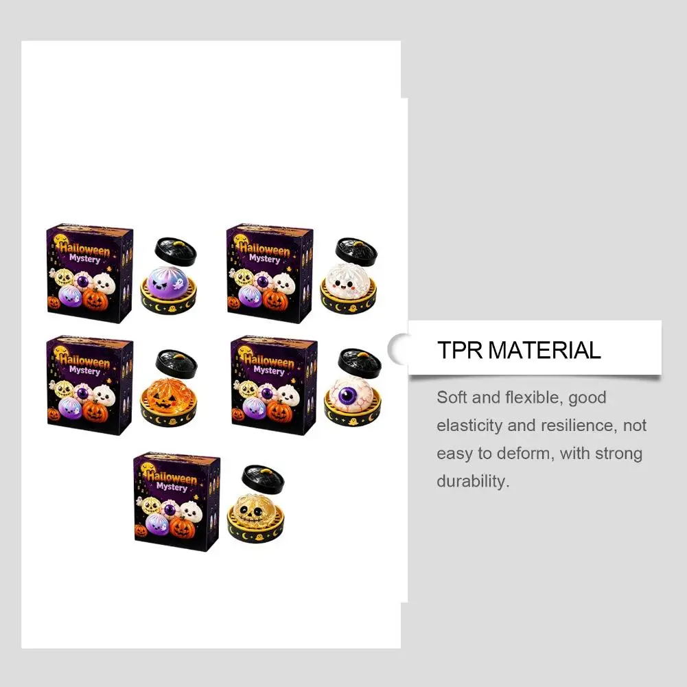 Halloween-Teigtaschen-Quetschspielzeug, Glänzendes Glitzer-Soft-Fidget-Spielzeug, Kürbis-Augapfel-Geister-Stil, Stressabbau-Party-Überraschungsgeschenk – Detail 14