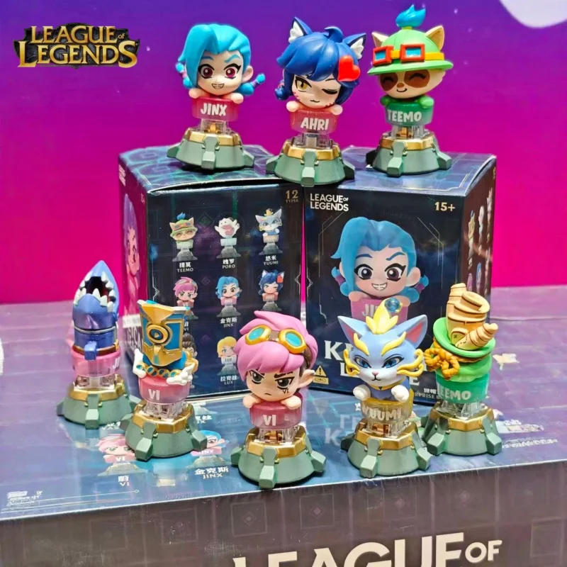 Miniso Official League Of Legends Lol Keycap Blind Box Collectible Figurine Desktop Ornament Gaming Peripheral For Game Lovers - view 2