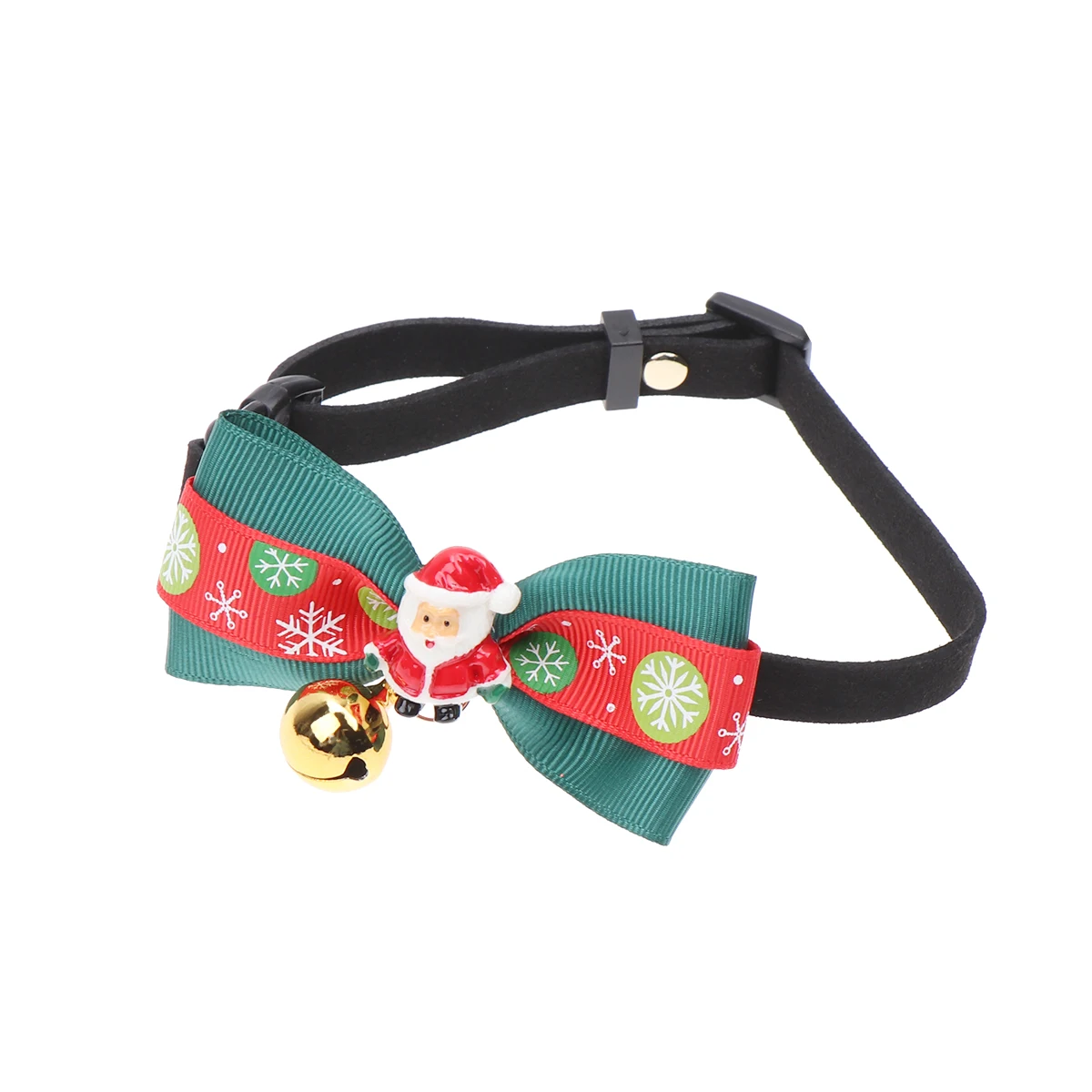 

Christmas Pet Collar Bow-knot Decor Collar Necklace Creative Simple Bell Necklace for Pet Cat Kitten Dog
