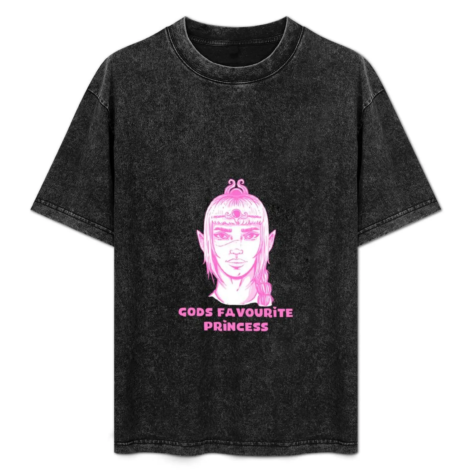 Shadowheart Gods Favourite Princess T-Shirt custom t shirt blacks vintage clothes t shirt for men