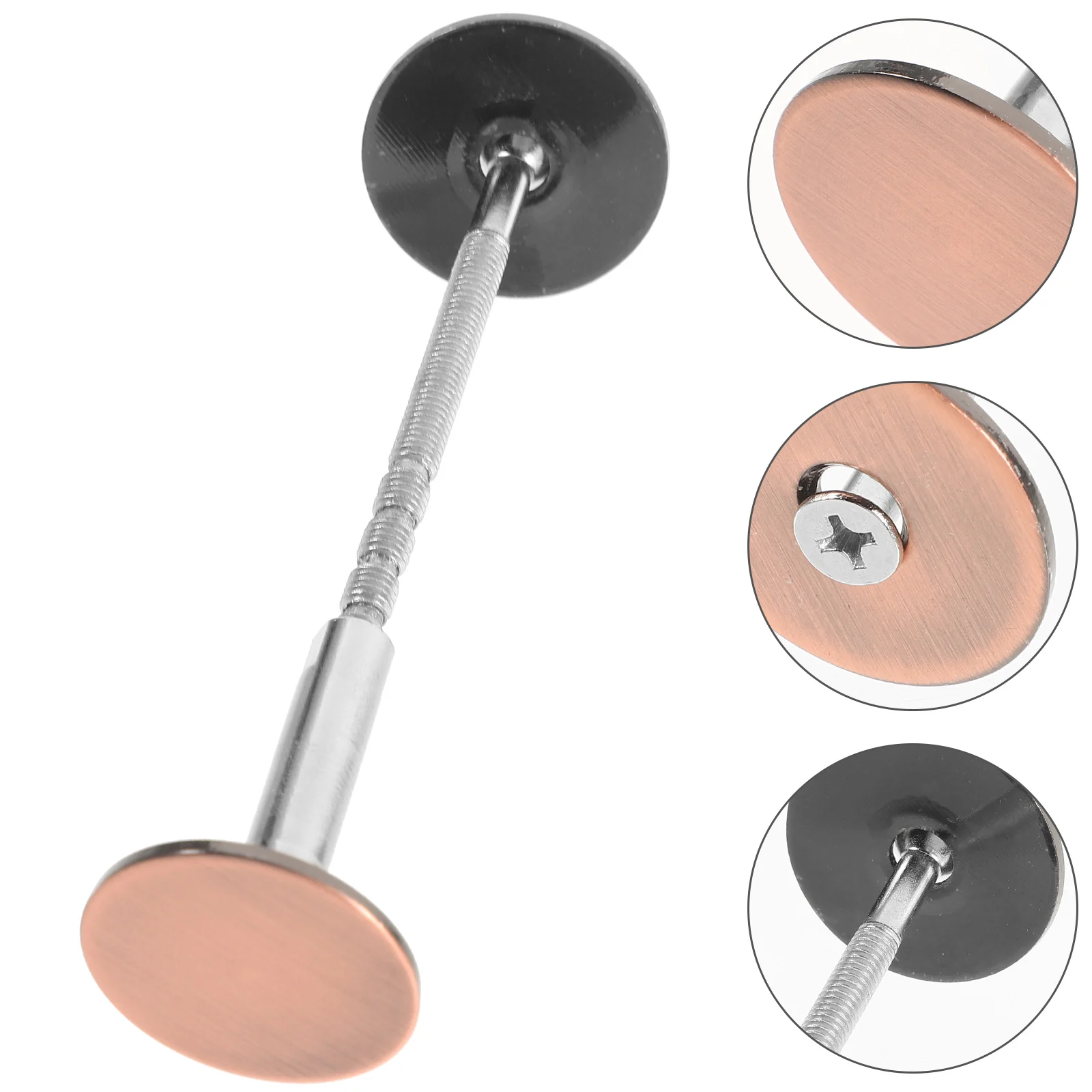 스테인리스 스틸 도어 홀 커버 플레이트, 보안 및 프라이버시를 위한 장식용 필러, 현대식 출입문, 아파트, 나무문 수리용