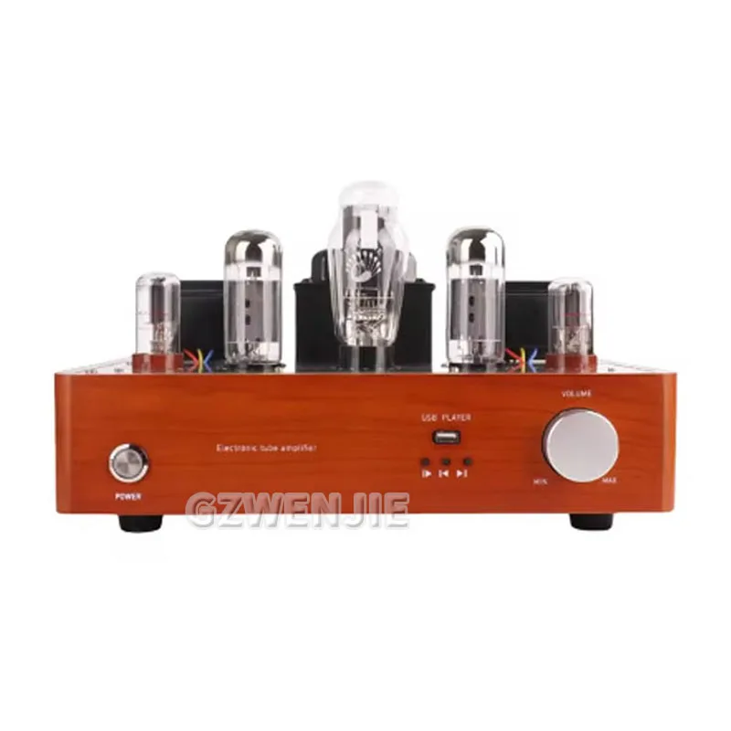 6CA7/EL34 10W*2 Gallbladder Combination Audio Set HiFi Fever Level Audio Bluetooth Electronic Tube Amplifier Stereo Set