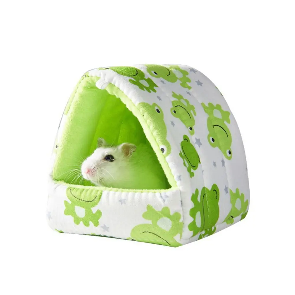 

Cute Hanging Hamster Hammock Fruit Shape Cartoon Plush Hamster Sleeping Bag Plush Soft Guinea Pig Nest