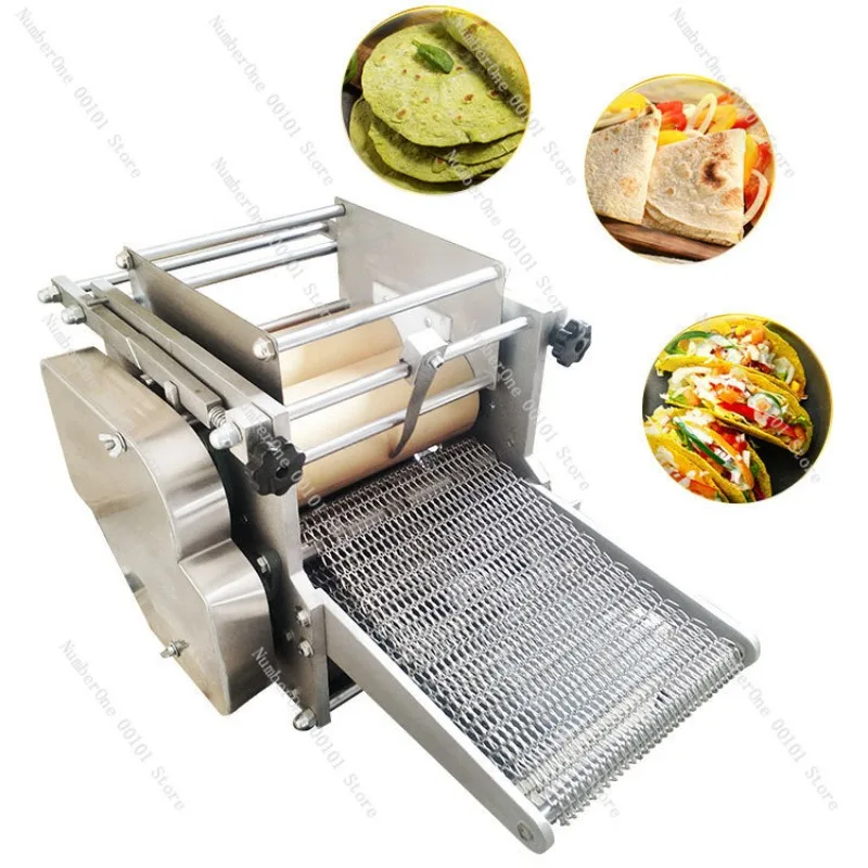 Commercial Multigrain Tortilla Machine, Small Indian Chapati Maker, Mexican Triangle Flatbread Press