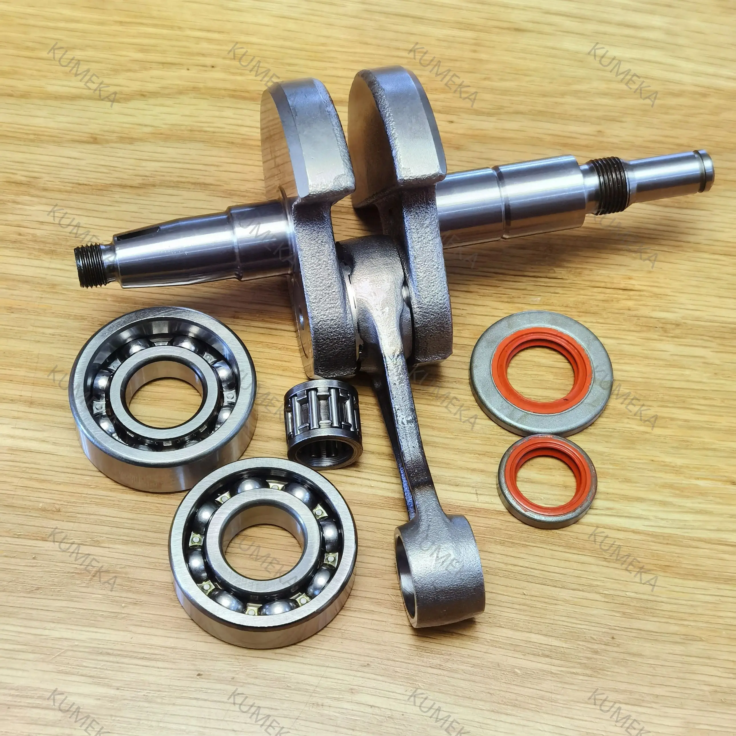 MS661 Crankshaft With Ball Bearing Oil Seals and Pin Set For Stihl MS661 MS661C Chainsaw Replacement Parts