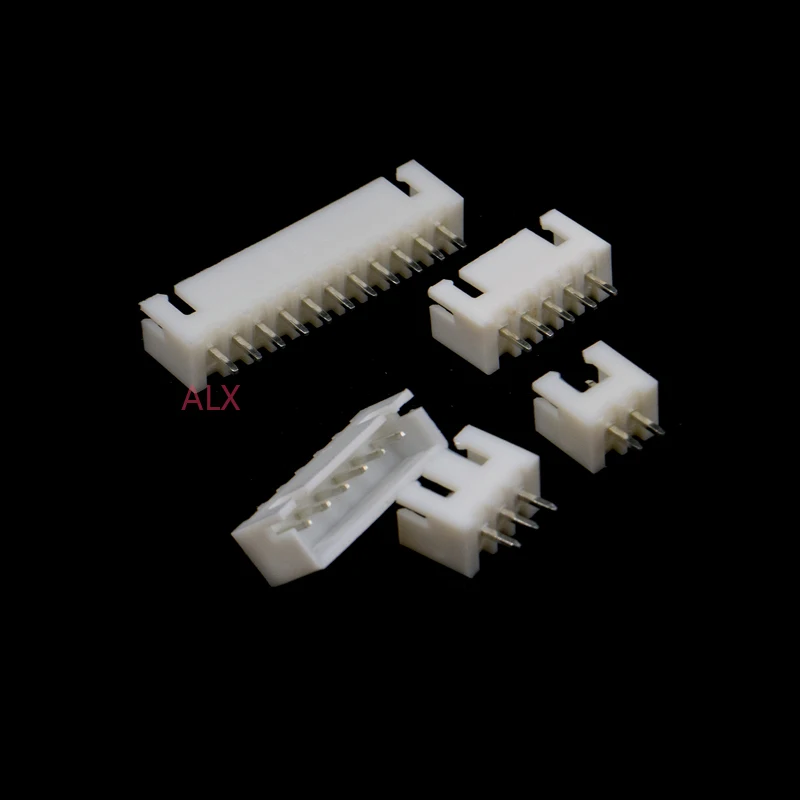 20/50szt XH2.54 Złącze 2.54MM Męskie złącze pinowe 2P/3P/4P/5P/6P/7P/8P/9P/10P/11P/12P Prosta igła do płytki drukowanej XH — zdjęcie 6