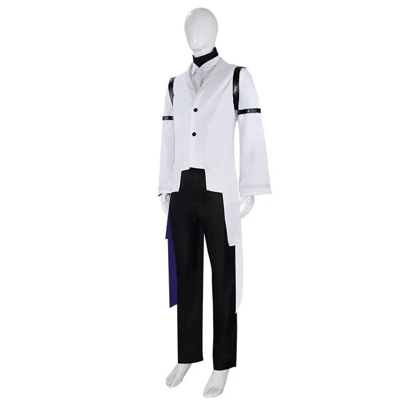 Sigma Cosplay BSD Bungo Stray Dogs Cosplay Costume Anime Trench Uniform Suit Sigma Wig Halloween Party Outfit for Men Women
