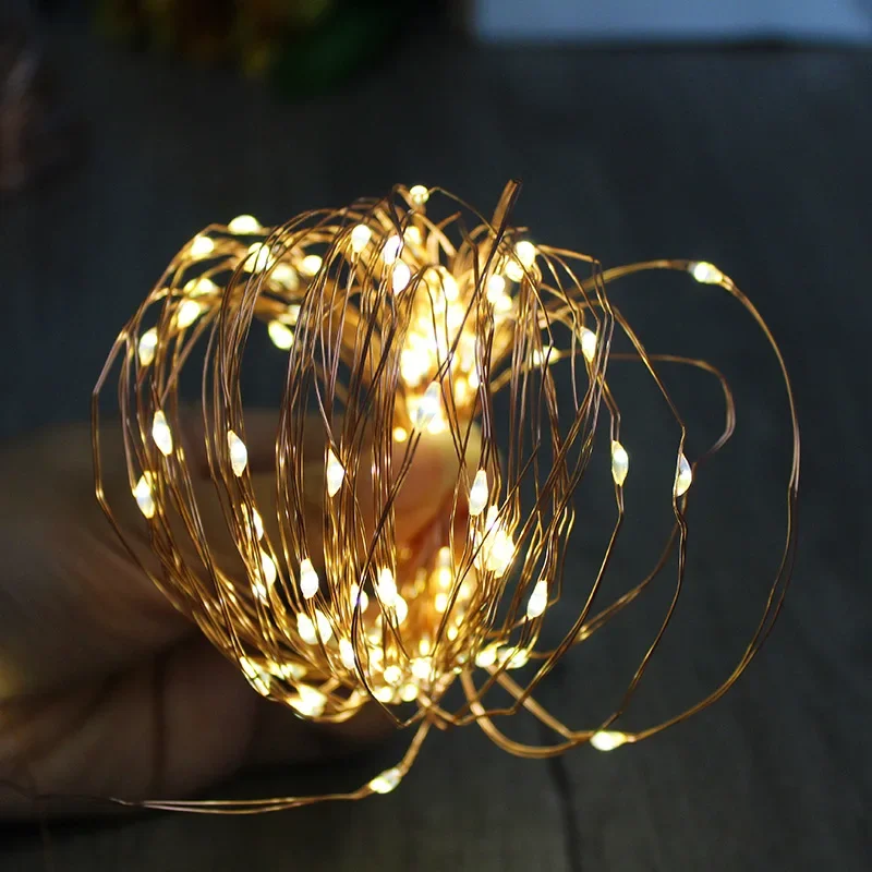 Solar Light Outdoor Waterproof 50/100/200/300 LED Lamp String For Holiday Christmas Party Fairy Lights Garden Garland