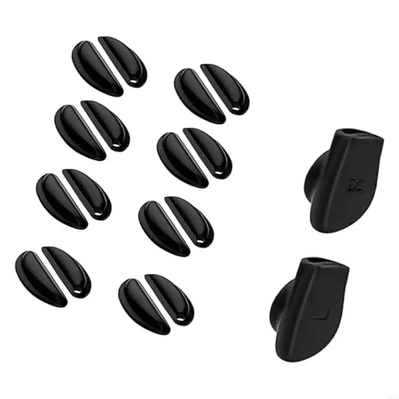 Premium Soft Silicone Anti Slip Nose Pad And Ear Grip For Enhances Eyewear Stability 896C