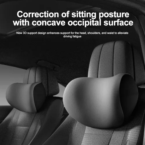 자동차 목 머리 받침 베개 액세서리 쿠션, 자동차 좌석 머리 지지대 목 보호대, 자동차 좌석 목 받침 메모리 코튼 